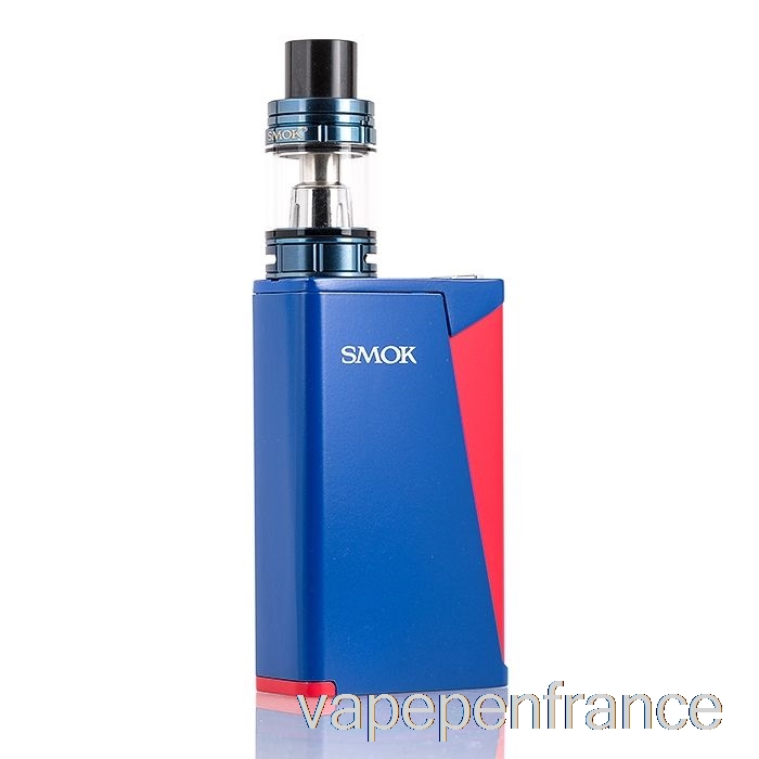Kit De Démarrage Smok H-priv Pro 220w Tc Stylo Vape Bleu / Rouge
